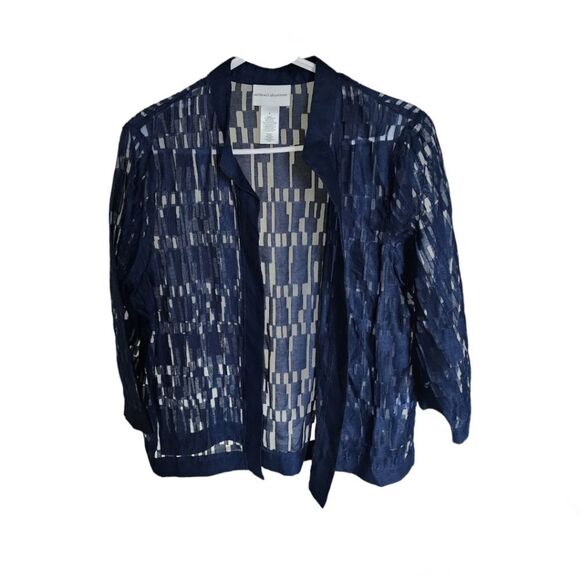 Alfred Dunner Women's Wisteria Lane Burnout  Shirt - Picture 1 of 5